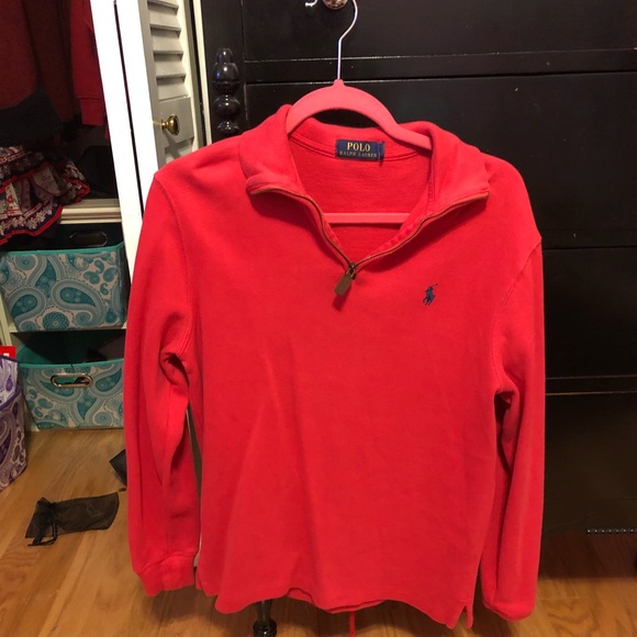 Polo by Ralph Lauren Jackets & Blazers - Red Polo quarter zip. Polo by Ralph Lauren Jackets & Blazers - Red Polo quarter zip.